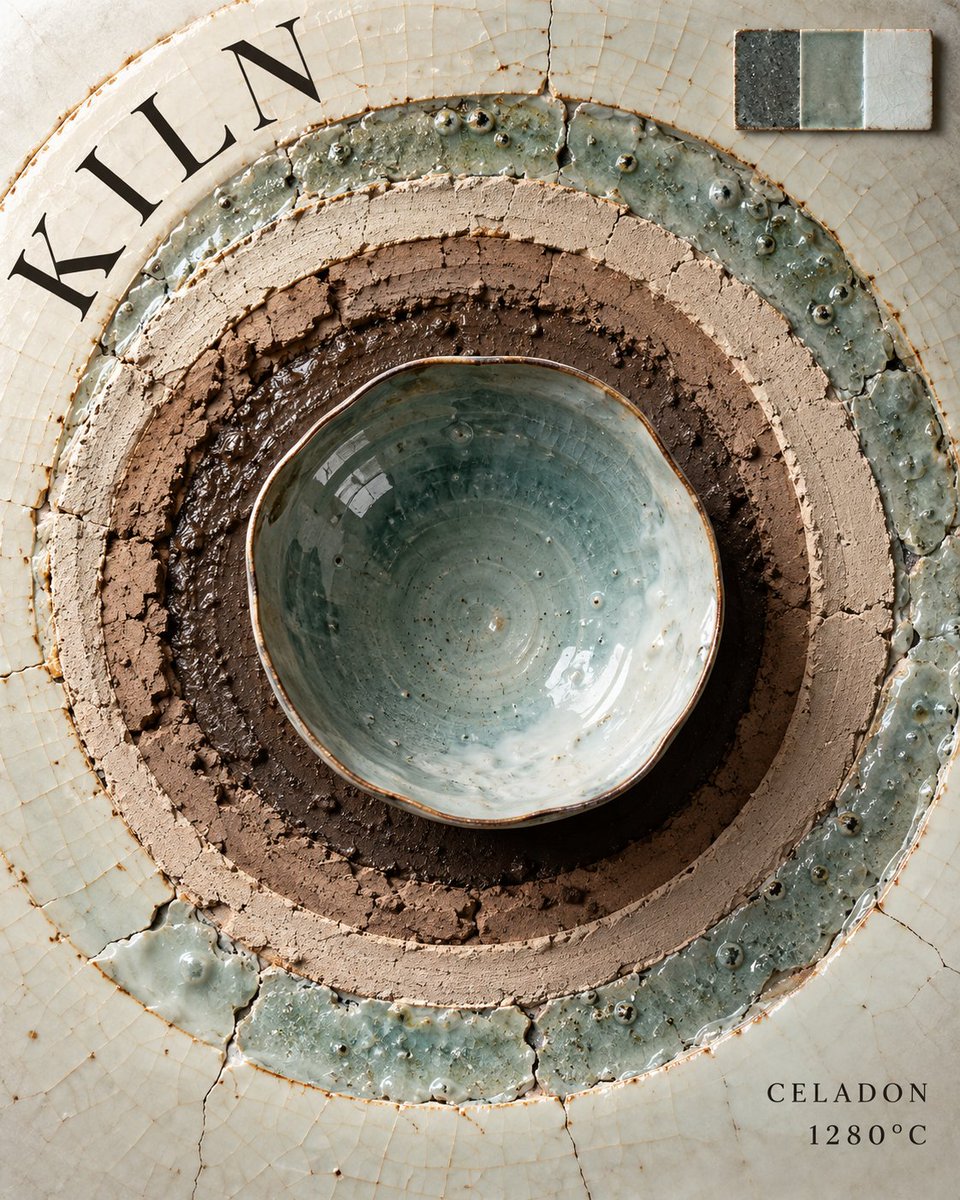 Product Marketing - Ceramic Kiln Fire Growth Rings Poster - Image 4