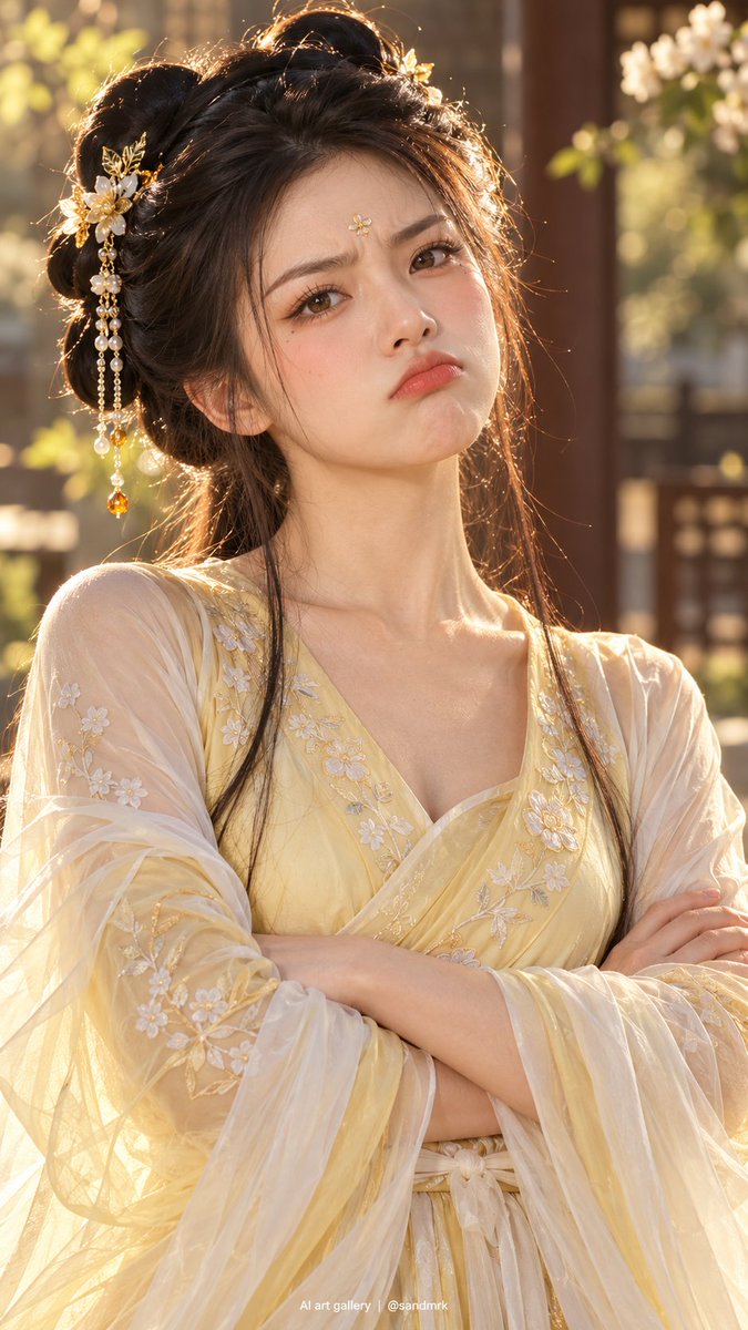 Profile / Avatar - Photorealistic Tang Dynasty Hanfu Portrait - Image 1