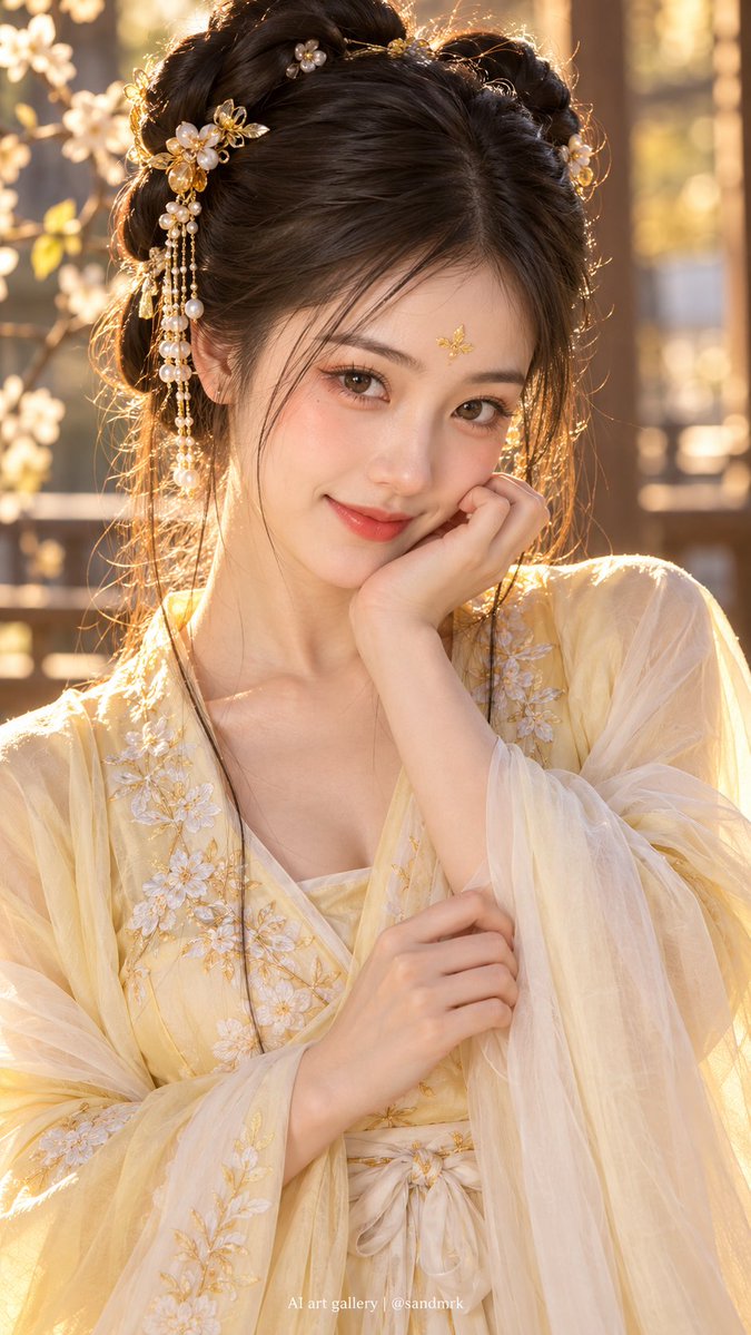 Profile / Avatar - Photorealistic Tang Dynasty Hanfu Portrait - Image 4