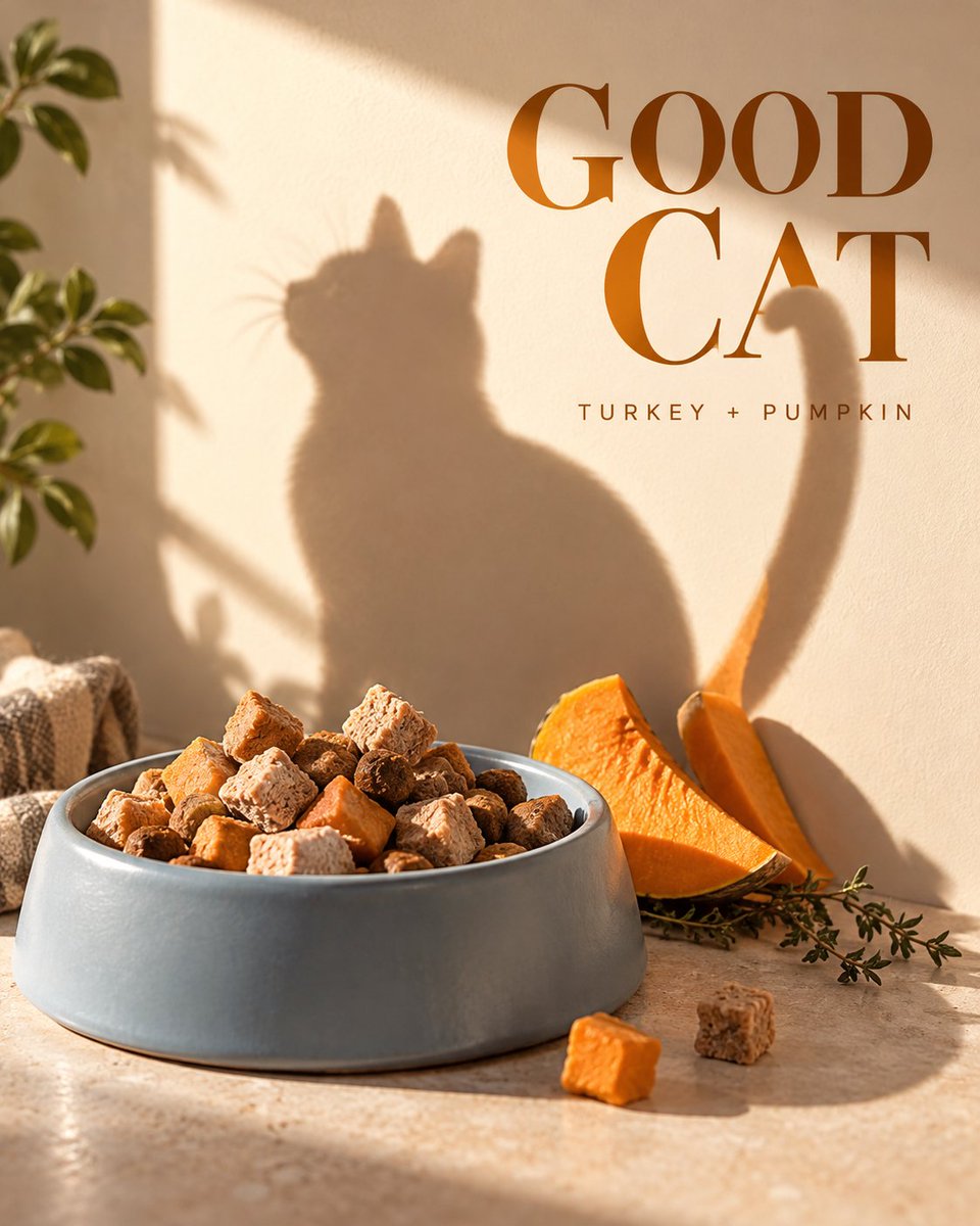 Product Marketing - Pet Food Poster with Shadow Dog Illusion - Image 1