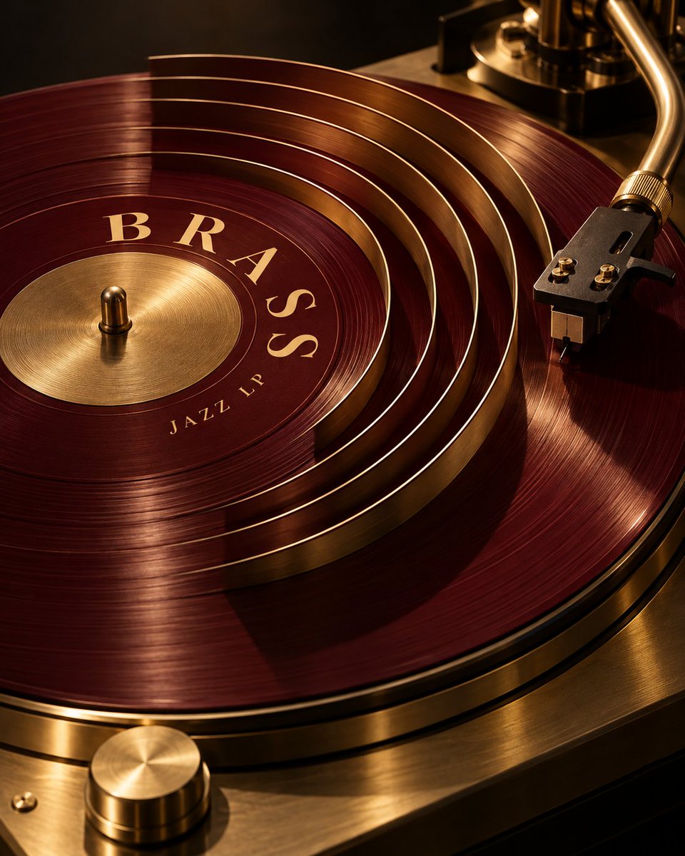 Product Marketing - Vinyl Turntable Groove City Poster - Image 1