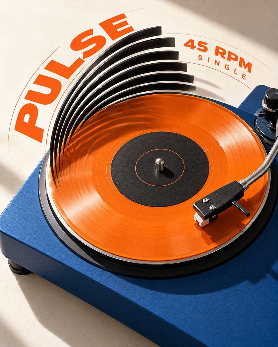 Product Marketing - Vinyl Turntable Groove City Poster - Image 3
