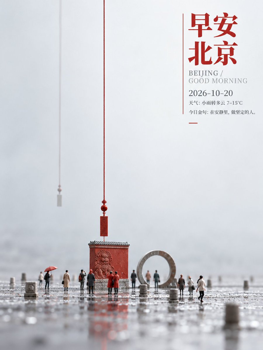 Social Media Post - Hangzhou Good Morning Miniature Tea Scene - Image 2